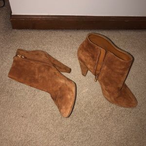 ALDO booties! Brown suede!
